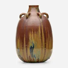 Auguste Delaherche, Large vase, c. 1901, glazed stoneware