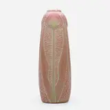 Early and Rare vase with tulips by Artus Van Briggle for Van Briggle Pottery, 1904, glazed earthenware, sold May 2021