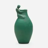 Anna Marie Valentien for Rookwood Pottery, Modeled Mat vase