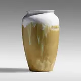 Vase by Agnes Rhead for University City, c. 1910, glazed earthenware, sold May 2021