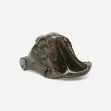 George E. Ohr, Hat novelty, 1895-96, glazed earthenware