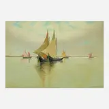 Carl Schmidt for Rookwood Pottery, Untitled (Nautical Scene)