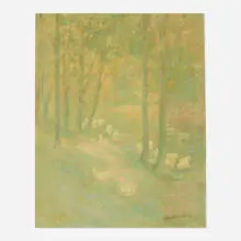 Edward Timothy Hurley, Untitled, 1903, oil on board