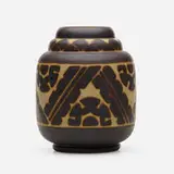 Vase by Charles Catteau for Boch Frères Keramis, 1928, glazed stoneware, sold May 2021