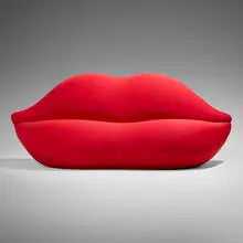 Studio65, Bocca sofa, 1971, stretch jersey fabric over polyurethane foam