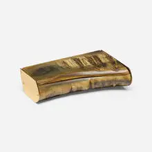 Carl Auböck, Cigarette box, 1959, brass, horn