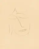 Alexej von Jawlensky, Kopf VI, 1922, Lithografie auf festem chamoisfarbenem Japan