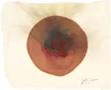 Ohne Titel by Otto Piene, Um 1962, Feuergouache auf Papier, sold Nov 2011