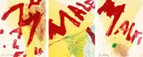 Julian Schnabel, Malfi, 1997, screenprint in colors