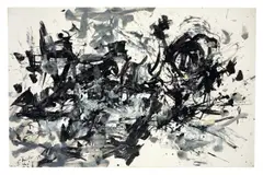 Gr. 59 / L by Fred Thieler, 1959, Öl und Lack auf leichtem Karton, sold Nov 2011