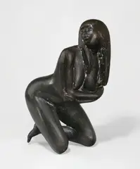 Kauernde by Waldemar Grzimek, 1958, Bronze mit schwarzer Patina. Höhe: 47 cm (18 ½ in.), sold Nov 2011