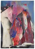 Ohne Titel by Fred Thieler, 1969, Collage und Mischtechnik auf leichtem Karton, sold Nov 2011