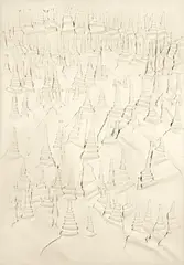 Oskar Holweck, Reißrelief, 1969, Papier, gerissen