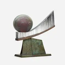 Jack Schmidt, Mini Me III from the Precious Stone series, 2001, blown glass, bronze