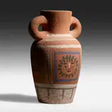 Vase au Decor Pastel by Pablo Picasso, 1953, earthenware with engobe decoration and enamel, sold Jan 2021