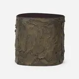 Sculpted Bronze occasional table by Paul Evans, 1974, bronzed resin over wood, rosewood veneer, sold Jan 2021