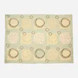 Contemporary, French Accents flatweave carpet, hand-woven wool