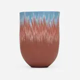 Thomas Hoadley, Vase, c. 1987, nerikomi porcelain
