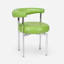 Thonet, Chair, model 4665, c. 1966, chrome-plated steel, vinyl