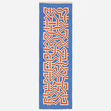 Environmental Enrichment Panel by Alexander Girard, 1972, screen-printed linen, sold Jan 2025