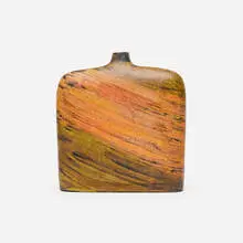 Vase by Marcello Fantoni, c. 1960, glazed stoneware, sold Jan 2025