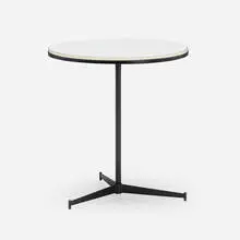 Directional occasional table, model 1094 by Paul McCobb, c. 1956, laminate over wood, lacquered steel, sold Jan 2025