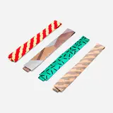 Ettore Sottsass, Collection of four ties, c. 1984, screen-printed silk