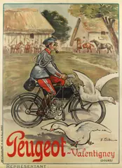 Ernest Thelem, 'PEUGEOT VALENTIGNEY'; CIRCA 1900
