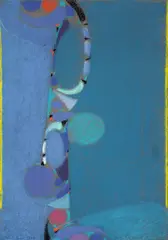 Ohne Titel by Max Ackermann, 1964, Pastell auf Papier, sold Jun 2012