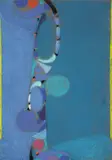 Max Ackermann, Ohne Titel, 1964, Pastell auf Papier
