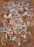 Milet Andrejević, Ohne Titel, 1956, Öl auf Leinwand