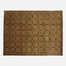 Medium pile carpet by Contemporary, hand-knotted wool and silk, sold Jan 2021