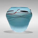 Early Basket by Dale Chihuly, 1978, hand-blown glass, sold Jan 2021