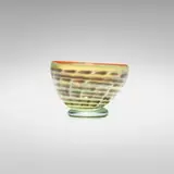 Early Miniature Basket by Dale Chihuly, 1977, hand-blown glass, sold Jan 2021
