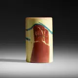 Dale Chihuly, Rare and Early Peachblow Cylinder