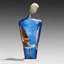 Robin Grebe, Dreams of Flight, 2000, cast glass, stone