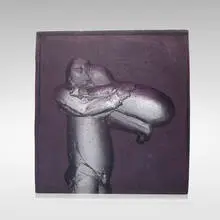Ann Wolff, Koln Couple I, 2003, cast glass