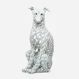 Adrian Arleo, Blue Dog, 2005, glazed earthenware