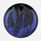 Plate by Toshiko Takaezu, c. 1990, glazed stoneware, sold Jan 2021