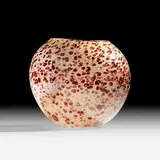 Spotted Basket by Dale Chihuly, 1979, hand-blown glass, sold Jan 2021