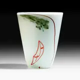 Early Cylinder by Dale Chihuly and Italo Scanga, 1974, hand-blown glass, sold Jan 2021
