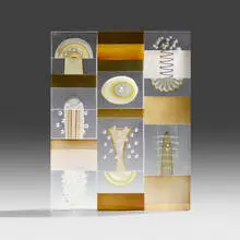 Steffen Dam, Curiosity Block, 2012, blown, cast, fused, and polished glass