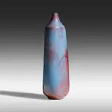 Tall bottle by Gertrud and Otto Natzler, 1963, glazed earthenware, sold Jan 2021