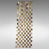 Untitled (Kinetic Curtain) by Harry Bertoia, c. 1955, melt-coated brass over steel, sold Jan 2021
