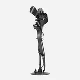 Albert Paley, Ribbon candleholder, 1992-96, forged and fabricated steel with a blackened patina