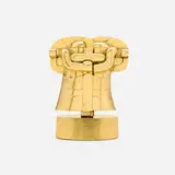 Richelieu by Miguel Berrocal, 1968-73, brass, sold Jan 2025