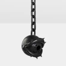 Hanging Eye by Tom Otterness, 1985-95, bronze, sold Dec 2024