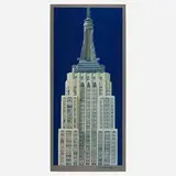 Richard Haas, Empire State Building, 1997, offset lithograph and screenprint on aluminum