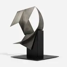 Untitled (Sculpture) by Boris Anastassiévitch, 1980, steel, sold Dec 2024
