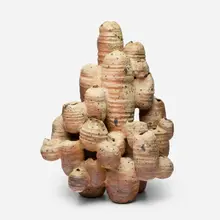 Untitled (Sculpture) by Hildegund Schlichenmaïer, c. 1965, glazed stoneware, sold Dec 2024